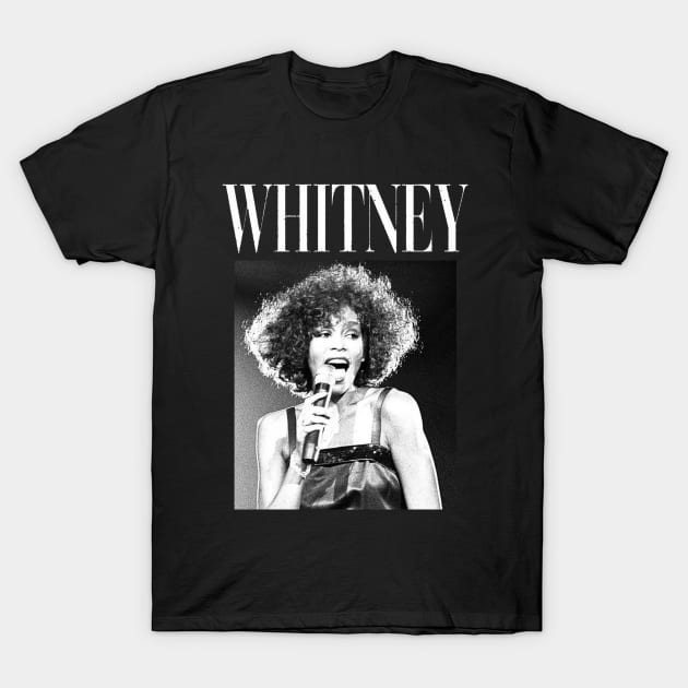 Whitney / 80s Vintage T-Shirt by Brown777